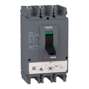 شنايدر إليكتريك قاطع 3 أقطاب، EasyPact CVS630N، قدرة الانقطاع 50 كيلو أمبير عند 415 فولت، وحدة تأخير حرارية ممغنطة، 600 أمبير