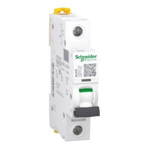 شنايدر إليكتريك Acti9 IC60N قاطع دائرة أحادي، 25 أمبير، منحنى C