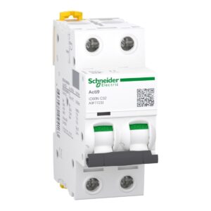 شنايدر إليكتريك Acti9 IC60N قاطع دائرة ثنائي، 32 أمبير، منحنى C