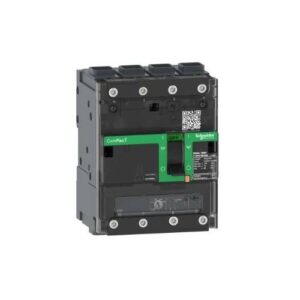 Circuit breaker ComPacT NSXm B (25kA at 415VAC), 4 Poles 3d, 25A rating TMD trip unit, EverLink connectors