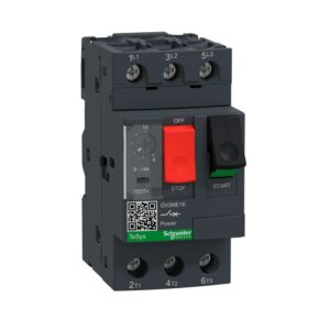 Schneider Electric, Motor circuit breaker,TeSys GV2,3P,9-14 A,thermal magnetic,screw clamp terminals (GV2ME16)